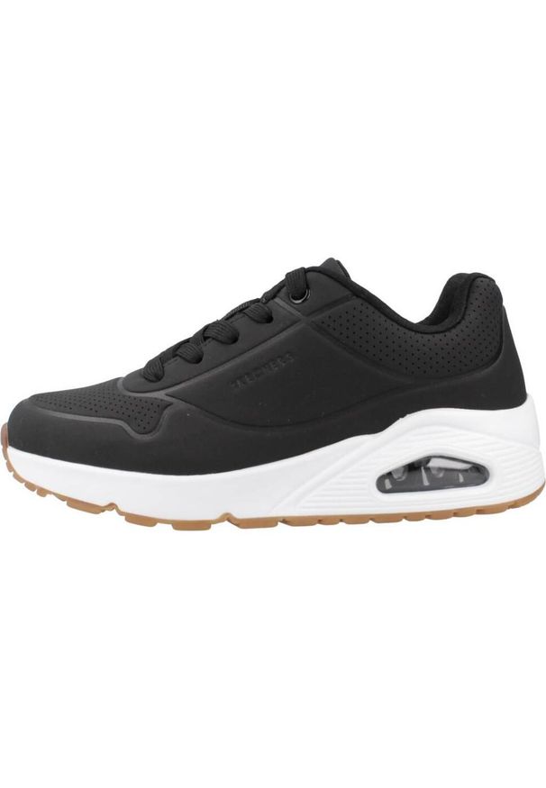 skechers - Tenisówki Skechers Model Uno - Stand On Air Kolor Czarny. Kolor: czarny. Materiał: syntetyk, tkanina. Model: Skechers Sport. Sport: turystyka piesza