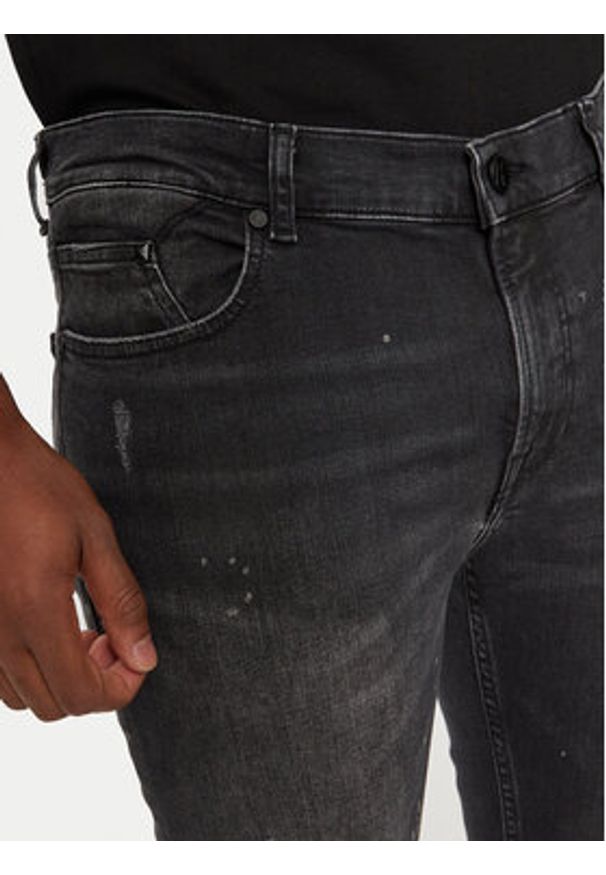 Karl Lagerfeld - KARL LAGERFELD Jeansy 265801 544832 Czarny Slim Fit. Kolor: czarny