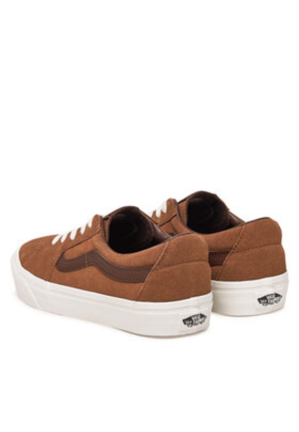 Vans Tenisówki Sk8-Low VN0009QRBRO1 Brązowy. Kolor: brązowy. Materiał: zamsz, skóra