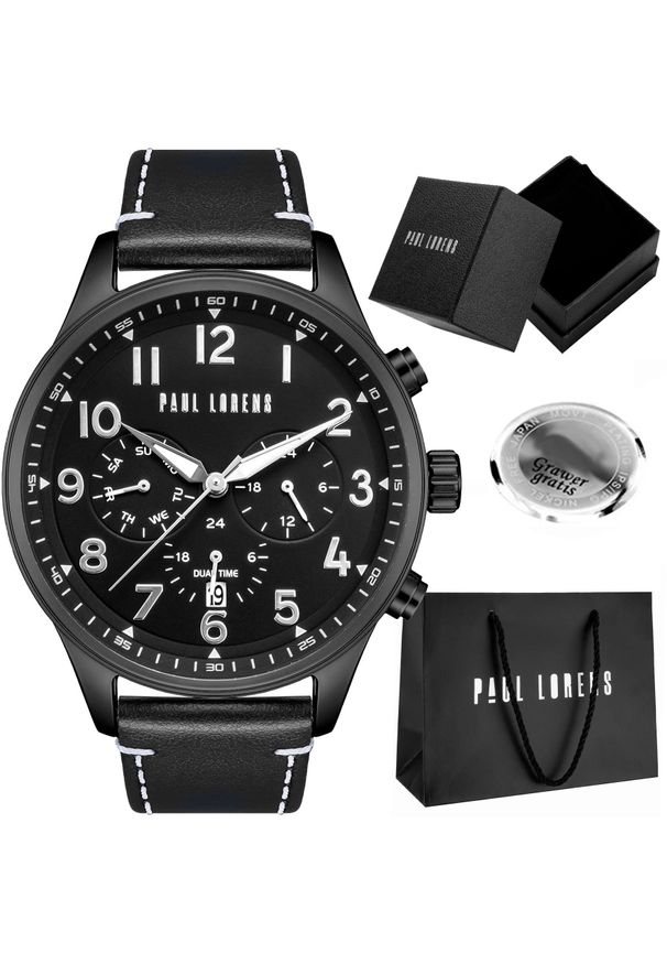 Zegarek męski Paul Lorens - BAYAS-PROF Z GRAWEREM