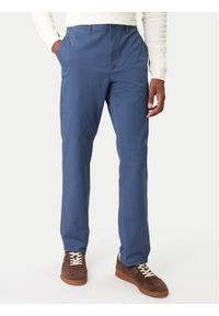 TOMMY HILFIGER - Tommy Hilfiger Chinosy Denton Essential MW0MW40262 Niebieski Straight Fit. Kolor: niebieski. Materiał: bawełna #1