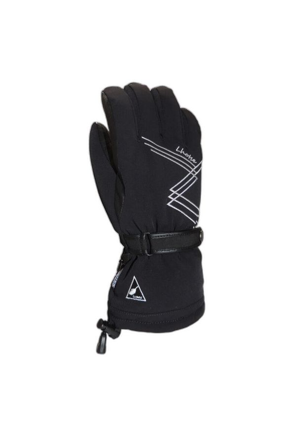 LHOTSE - Damskie rękawice narciarskie Lhotse Banaba. Kolor: czarny. Sezon: zima. Sport: narciarstwo