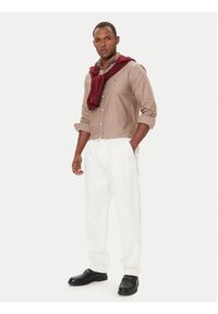 TOMMY HILFIGER - Tommy Hilfiger Koszula Solid Heritage MW0MW35774 Beżowy Regular Fit. Kolor: beżowy. Materiał: bawełna #2