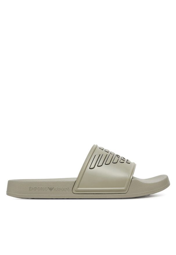 Emporio Armani Klapki XVPS11 XR273 U529 Beżowy. Kolor: beżowy. Materiał: syntetyk