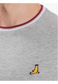 Brave Soul T-Shirt MTS-149FEDERERG Szary Regular Fit. Kolor: szary. Materiał: bawełna