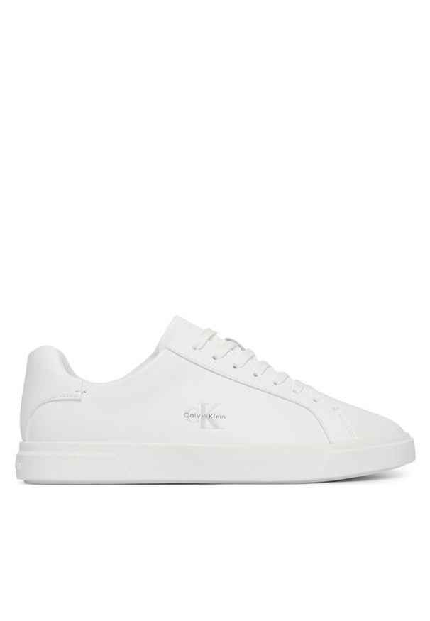 Calvin Klein Sneakersy Low Prof Cupsole Lth HW0HW03295 Biały. Kolor: biały. Materiał: skóra
