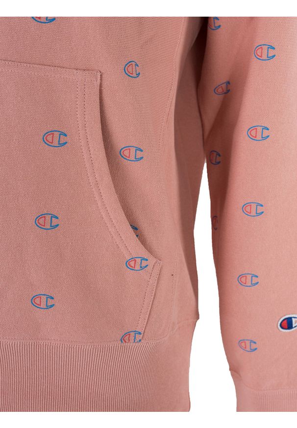 Champion Bluza | 210978 | Mężczyzna | Różowy. Okazja: na co dzień. Typ kołnierza: kaptur. Kolor: różowy. Materiał: bawełna. Styl: casual