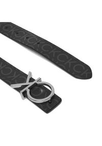 Calvin Klein Pasek Damski Ck Reversible Belt 3.0 Epi Mono K60K611901 Czarny. Kolor: czarny. Materiał: skóra