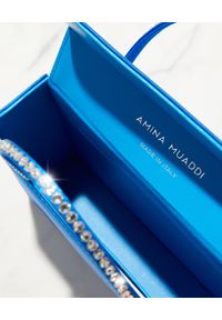 AMINA MUADDI - Niebieska torebka Amini Gilda. Kolor: niebieski #5
