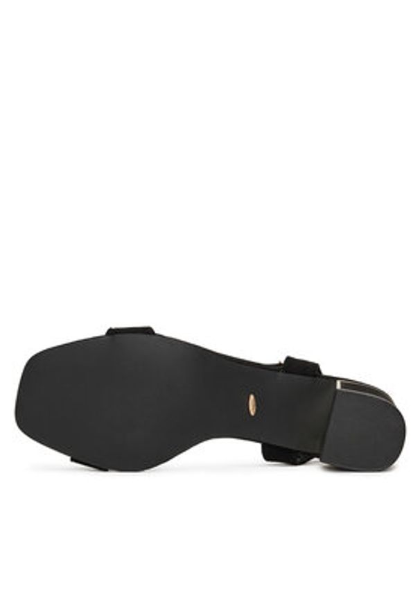 DeeZee Sandały F885-1 Czarny. Kolor: czarny. Materiał: materiał
