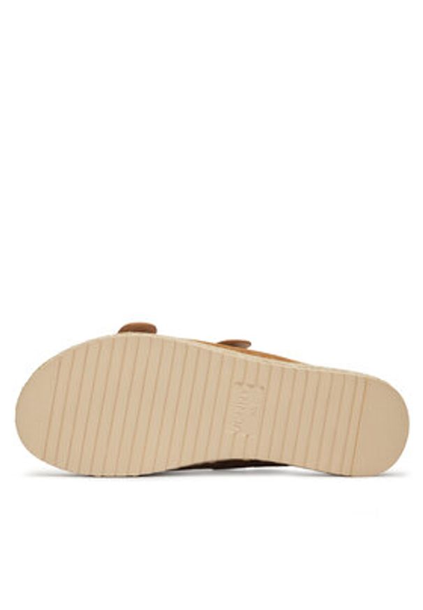 Jenny - JENNY Espadryle LB-P1434-YLD Brązowy. Kolor: brązowy. Materiał: materiał