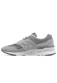 Buty unisex New Balance CM997HCA - szare. Okazja: na co dzień. Kolor: szary. Materiał: syntetyk, skóra, materiał, zamsz. Sezon: lato #4