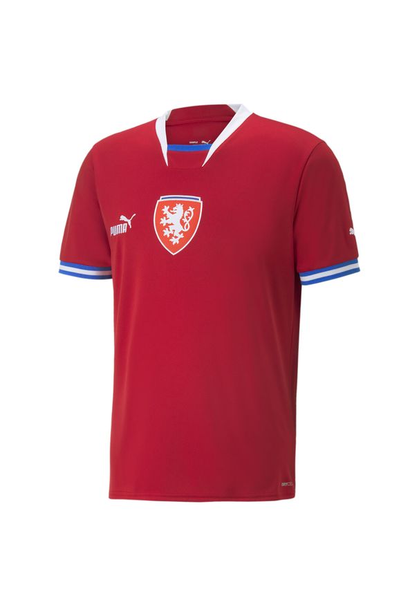 Puma - Czech Republic Home 22/23 Replika koszulki męskiej PUMA Chili Pepper Red. Kolor: czerwony