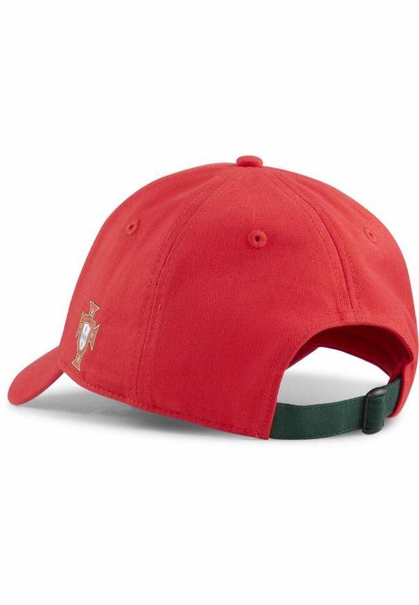 Puma - Czapka z daszkiem dla kibica portugalskiej piłki nożnej PUMA Sport Red White. Kolor: biały, czerwony, wielokolorowy. Styl: sportowy