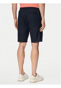 BOSS Szorty materiałowe 50559178 Granatowy Regular Fit. Kolor: niebieski. Materiał: len #5