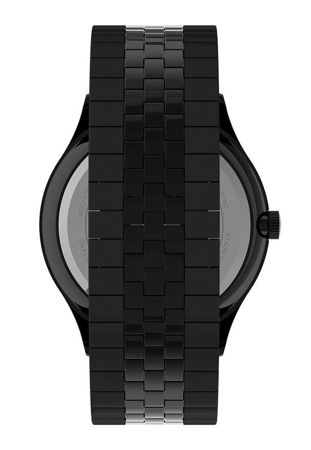 Timex - Zegarek TW2U39800. Kolor: czarny. Materiał: materiał