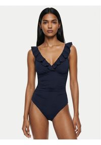Lauren Ralph Lauren - LAUREN RALPH LAUREN Strój kąpielowy 20601010 Granatowy. Kolor: niebieski. Materiał: syntetyk #1