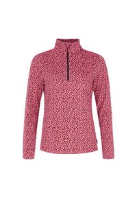 Damski polar 1/4 zip Protest Kacey. Kolor: różowy. Materiał: polar. Sezon: zima. Sport: narciarstwo