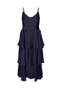 YAS Sukienka koktajlowa 26029973 Niebieski Standard Fit. Kolor: niebieski. Styl: wizytowy