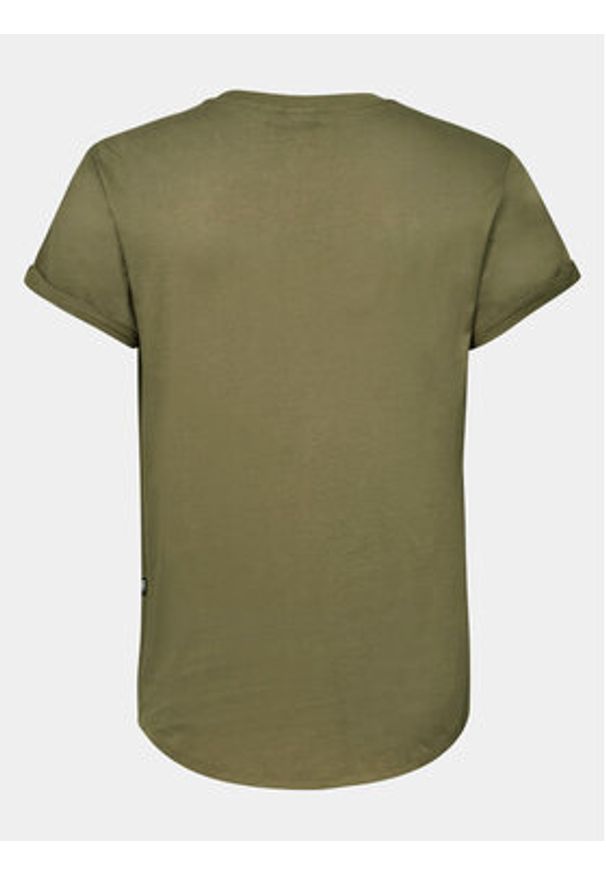 G-Star RAW - G-Star Raw T-Shirt Lash D16396-B353 Zielony Regular Fit. Kolor: zielony. Materiał: bawełna