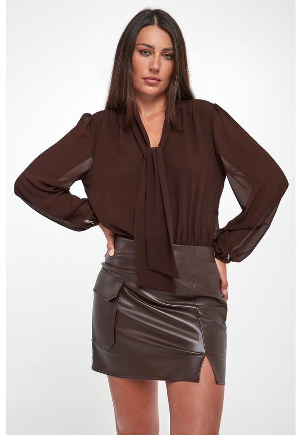 Liu Jo - Sukienka z ekoskóry LIU JO