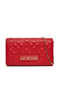 Love Moschino - LOVE MOSCHINO Torebka JC4079PP1LLA0500 Czerwony. Kolor: czerwony. Materiał: skórzane