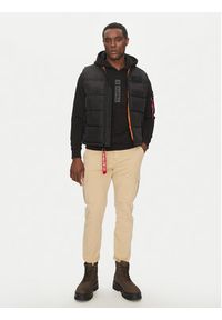 Alpha Industries Kamizelka 118109 Czarny Regular Fit. Kolor: czarny. Materiał: syntetyk. Długość rękawa: bez rękawów #5