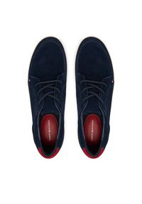 TOMMY HILFIGER - Tommy Hilfiger Sneakersy Hilfiger Light Hybrid Suede Shoe FM0FM05788 Granatowy. Kolor: niebieski. Materiał: zamsz, skóra #4