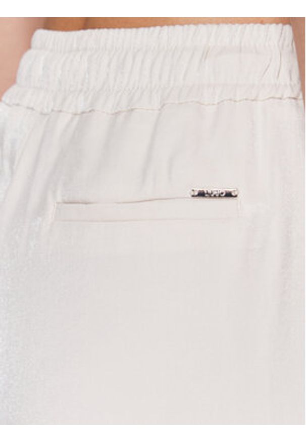 Liu Jo Spodnie materiałowe WA3272 T3406 Écru Regular Fit. Materiał: wiskoza, materiał