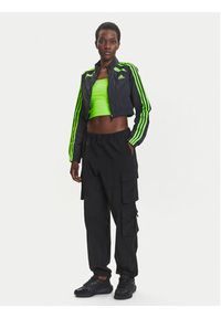 Adidas - adidas Bluza Teamgeist adicolor JZ8273 Czarny Slim Fit. Kolor: czarny. Materiał: syntetyk