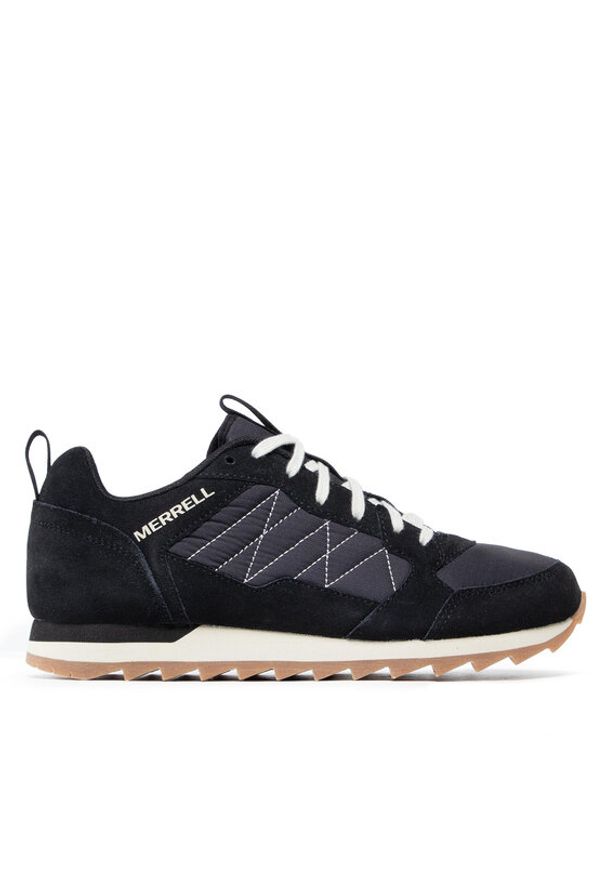 Merrell Sneakersy Alpine Sneaker 14 J16695 Czarny. Kolor: czarny. Materiał: zamsz, skóra