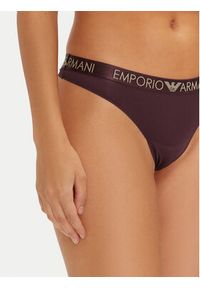 Emporio Armani Underwear Komplet 2 par stringów 163333 4F235 05093 Fioletowy. Kolor: fioletowy. Materiał: syntetyk