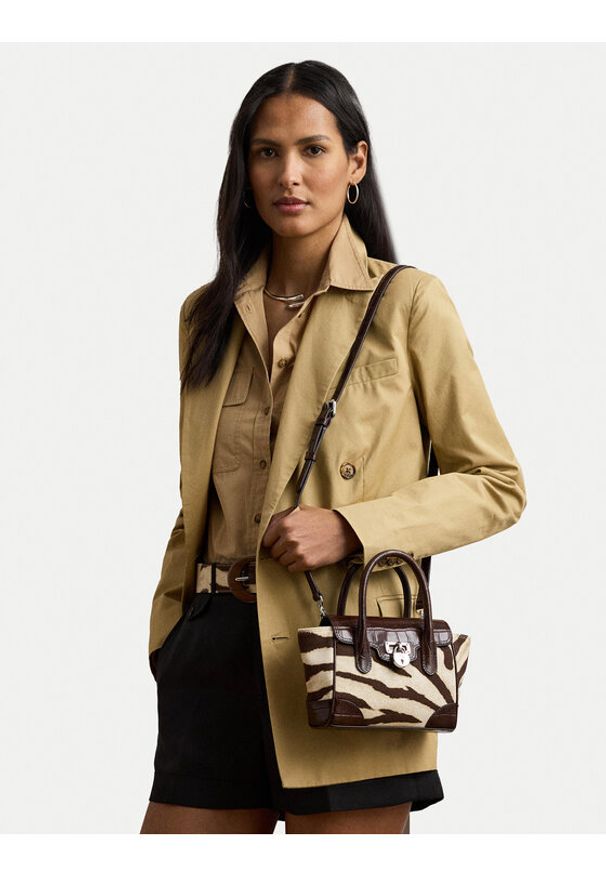 Lauren Ralph Lauren - LAUREN RALPH LAUREN Torebka 431969470001 Brązowy. Kolor: brązowy