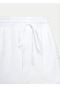 Seafolly Szorty materiałowe Crinkle 55429-SH Biały Regular Fit. Kolor: biały. Materiał: bawełna #5