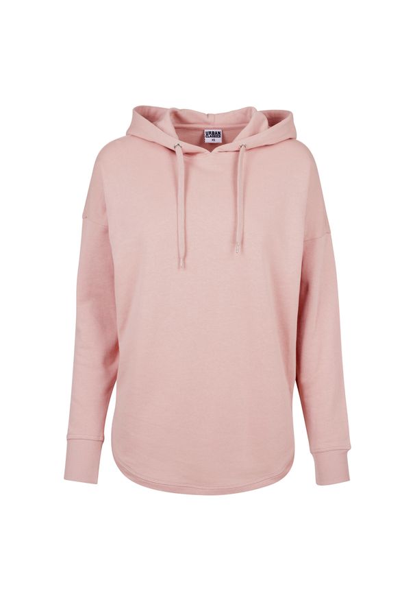 Urban Classics - Bluza damska z kapturem Urban Classic oversized terry. Typ kołnierza: kaptur. Kolor: różowy