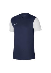 Nike - Męska Koszulka Tiempo Premier II. Kolor: niebieski. Sport: turystyka piesza