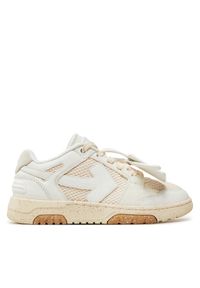 OFF-WHITE - Off-White Sneakersy OMIA243S23LEA0010101 Écru. Materiał: materiał