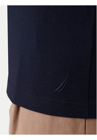 Nautica T-Shirt NCC04498 Granatowy Regular Fit. Kolor: niebieski. Materiał: bawełna #3