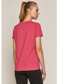 medicine - Medicine - T-shirt Basic. Kolor: różowy. Materiał: bawełna, włókno, dzianina. Wzór: gładki #3