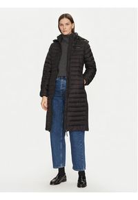 Calvin Klein Płaszcz zimowy K20K207732 Czarny Slim Fit. Kolor: czarny. Materiał: syntetyk. Sezon: zima #6