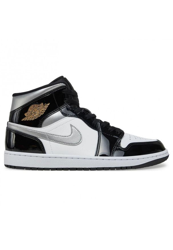 Buty męskie do koszykówki Air Jordan 1 Mid SE wielokolorowe. Kolor: czarny. Sport: koszykówka