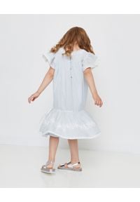 LOVE SHACK FANCY KIDS - Sukienka Audrey 3-12 lat. Kolor: biały. Materiał: bawełna, koronka, materiał. Wzór: haft, kwiaty, koronka, aplikacja. Sezon: lato #3