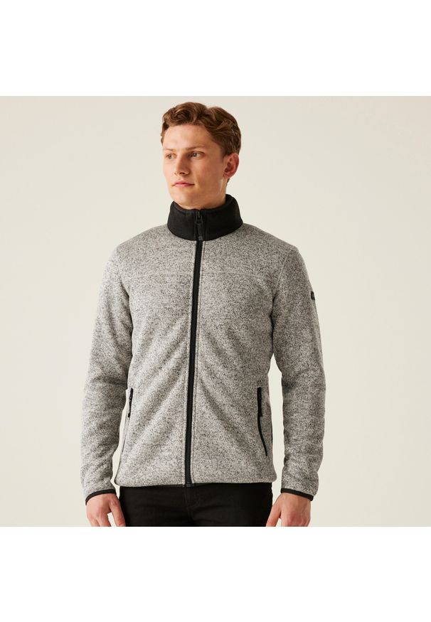 Regatta - Branleigh Męski polar turystyczny. Kolor: szary. Materiał: polar. Sport: turystyka piesza