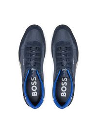 BOSS - Boss Sneakersy Zayn Lowp Sdtx 50517276 Granatowy. Kolor: niebieski. Materiał: materiał #4