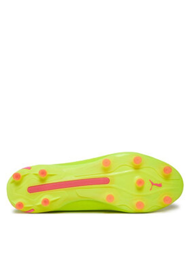 Puma Buty do piłki nożnej King Ultimate Fg/Ag 107563 06 Zielony. Kolor: zielony. Materiał: skóra