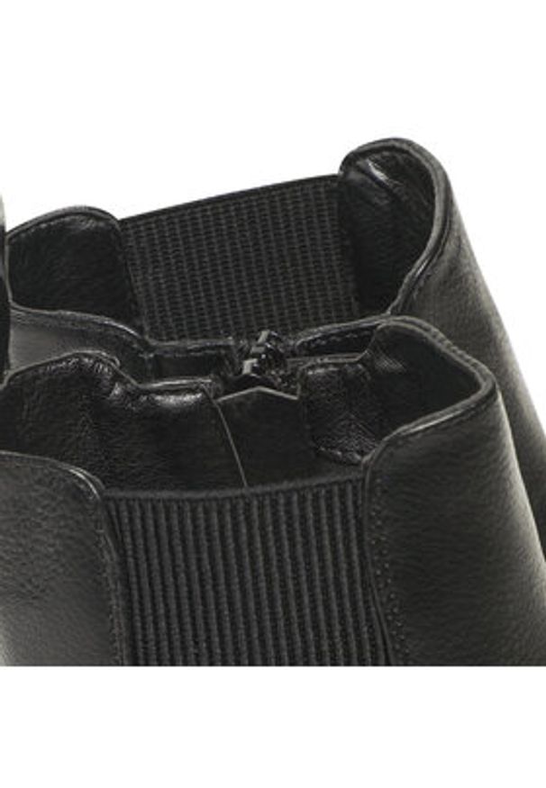 Jenny Fairy Botki WS5886-02 Czarny. Kolor: czarny. Materiał: skóra