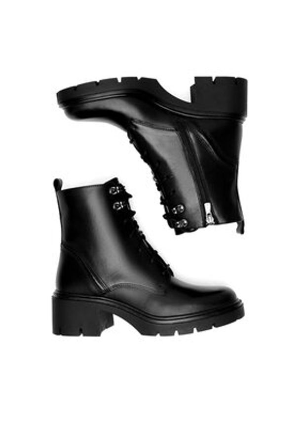 Lasocki Trzewiki ARC-6207-01 Czarny. Kolor: czarny. Materiał: skóra