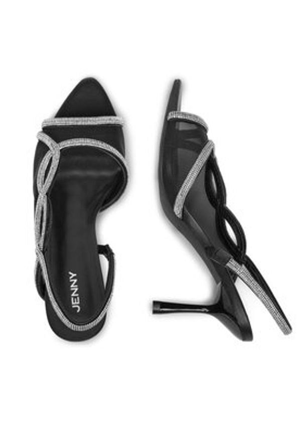 Jenny - JENNY Sandały R25SS00508 Czarny. Kolor: czarny. Materiał: syntetyk