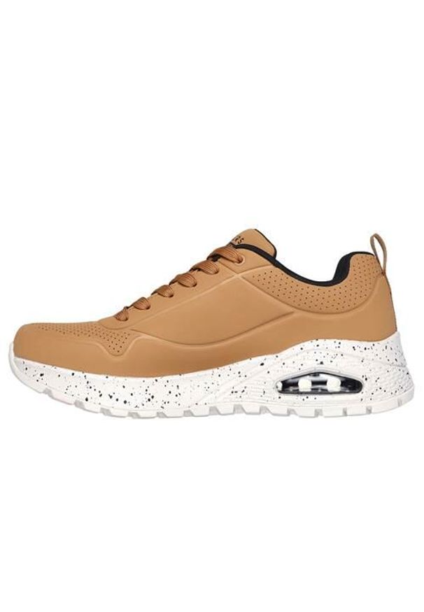 skechers - Buty do chodzenia męskie Skechers Uno Rugged. Kolor: brązowy. Materiał: materiał, syntetyk. Szerokość cholewki: normalna. Sport: turystyka piesza