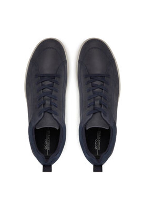 ecco - ECCO Sneakersy Byway 50166402038 Granatowy. Kolor: niebieski. Materiał: skóra
